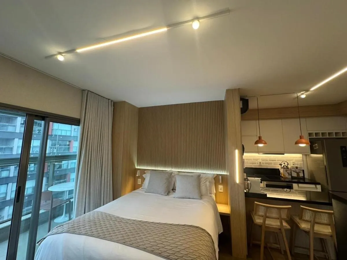 Apartamento Completo Em Sao Paulo- Com Piscina 巴西